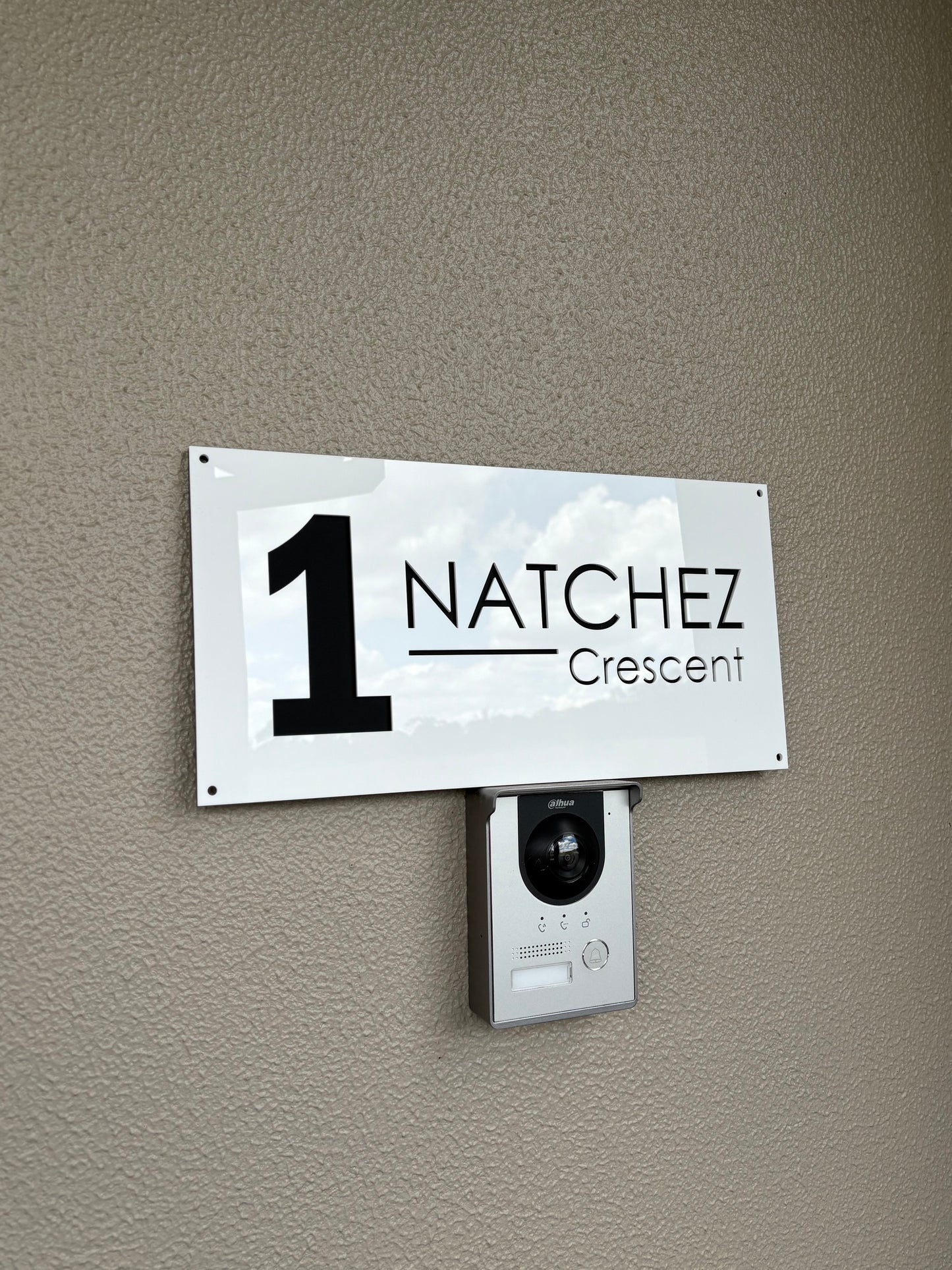 Double Layered Acrylic House Number