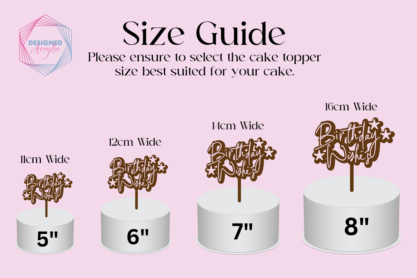 Retro Beach Barbie Acrylic Cake Topper