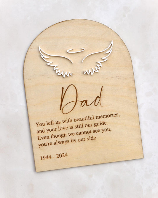 Angel Wings Plaque