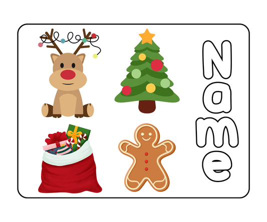 Christmas Name Puzzle