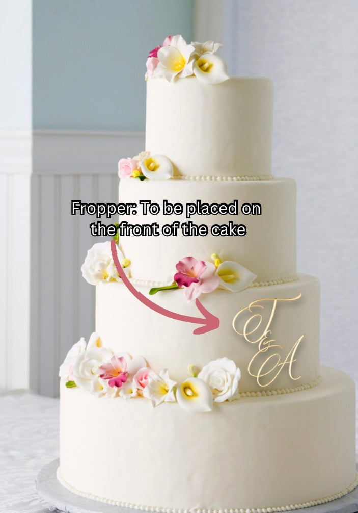 Cake Fropper (flat on cake, no stick)