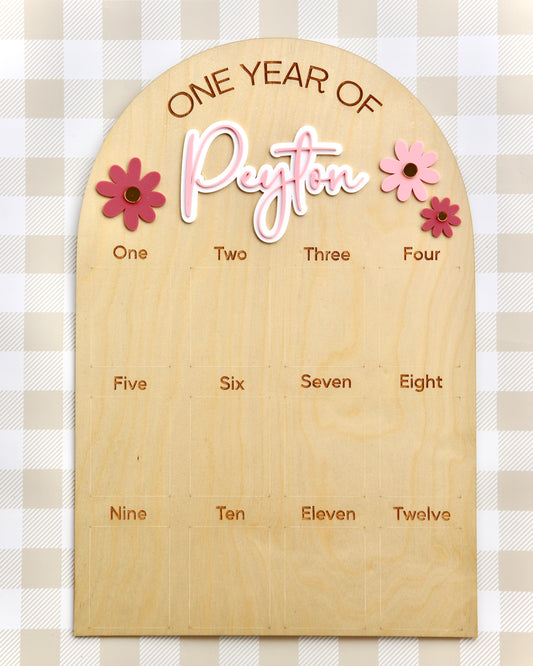 Milestone Photo Board
