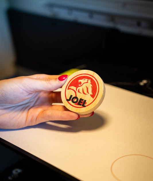 Printed Magnetic Round Bottle Opener