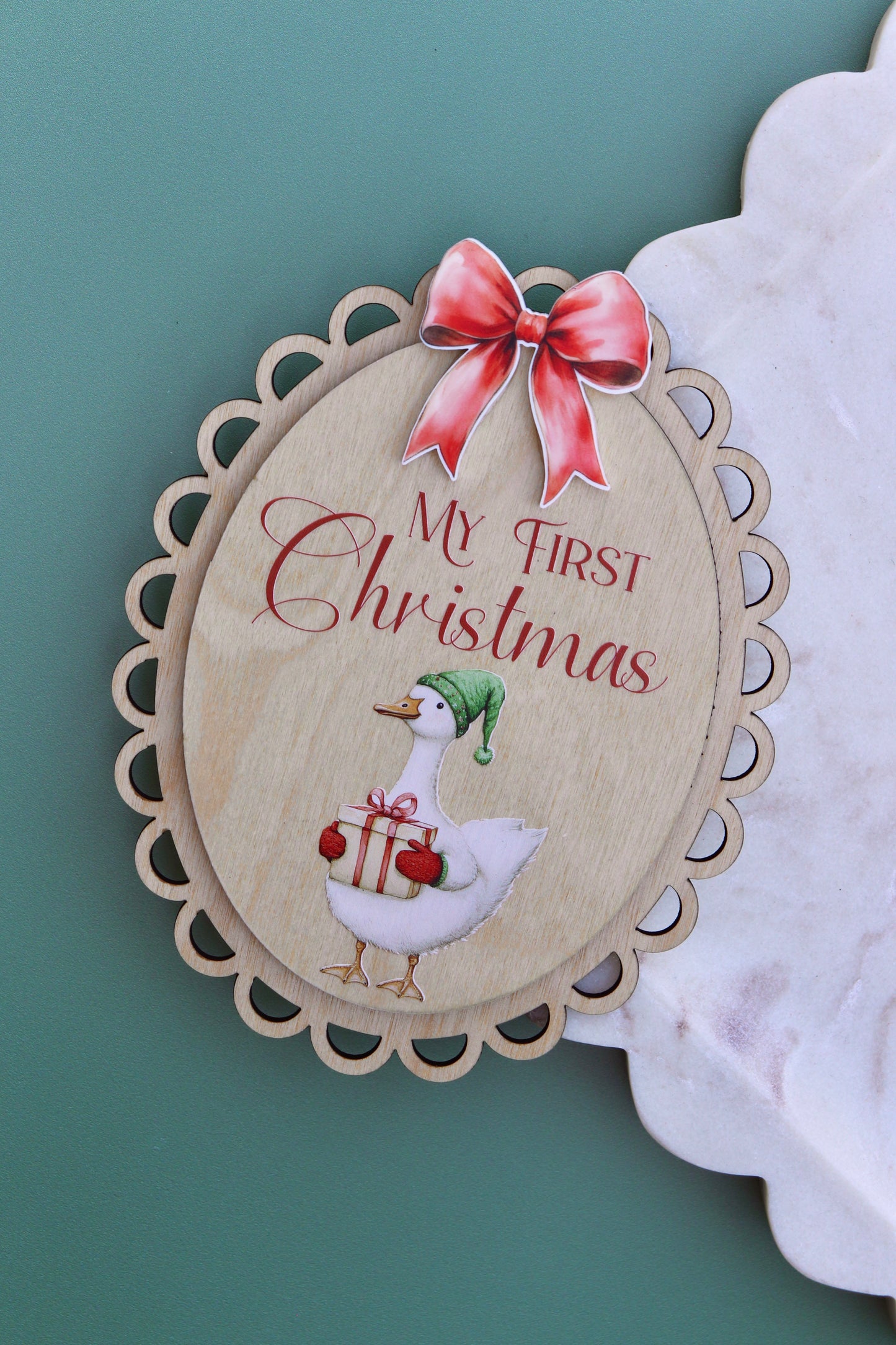 My First Christmas Goose Design