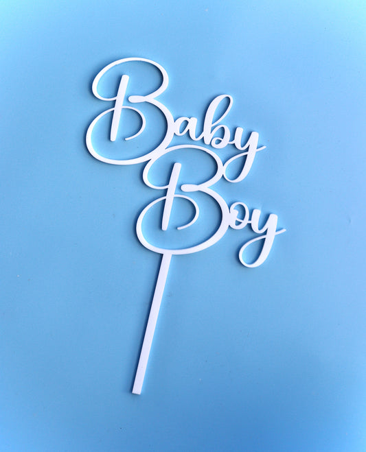 Baby Boy Cake Topper
