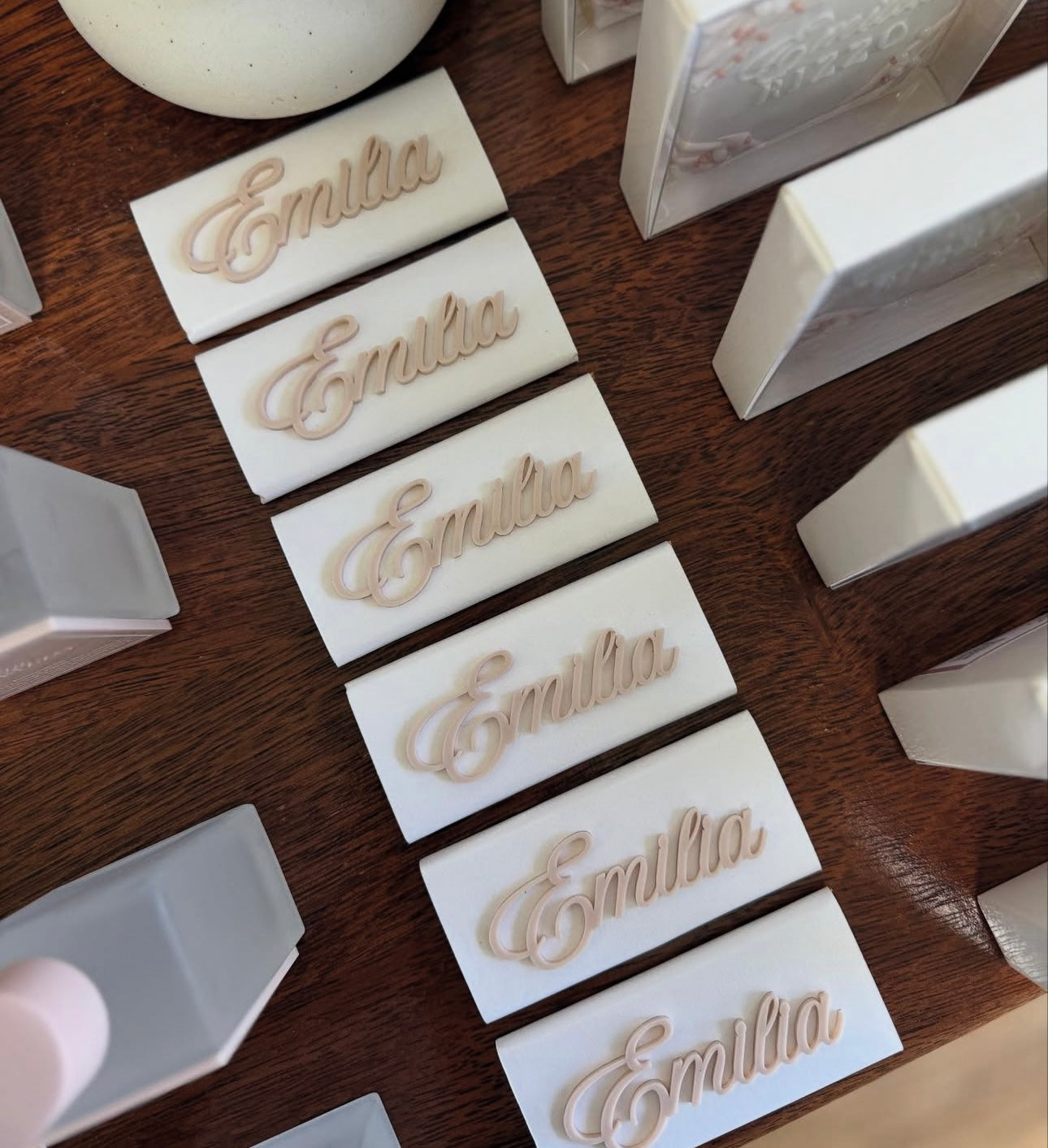 Laser Cut Names (minimum 10 pieces)