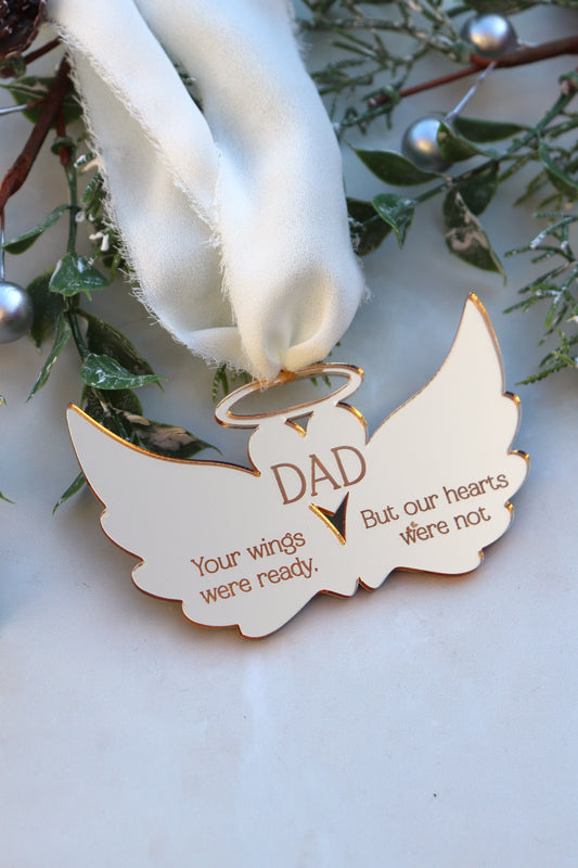 Memorial Wings Bauble