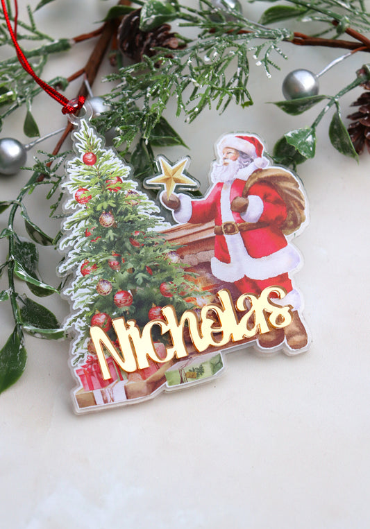 Traditional Santa Bauble