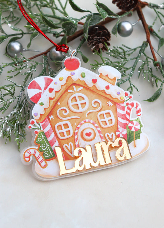 Gingerbread House Bauble