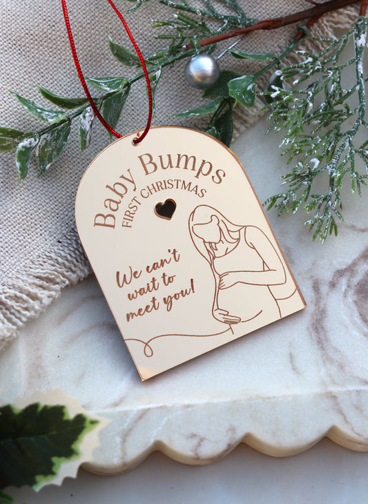 Bumps First Christmas Bauble