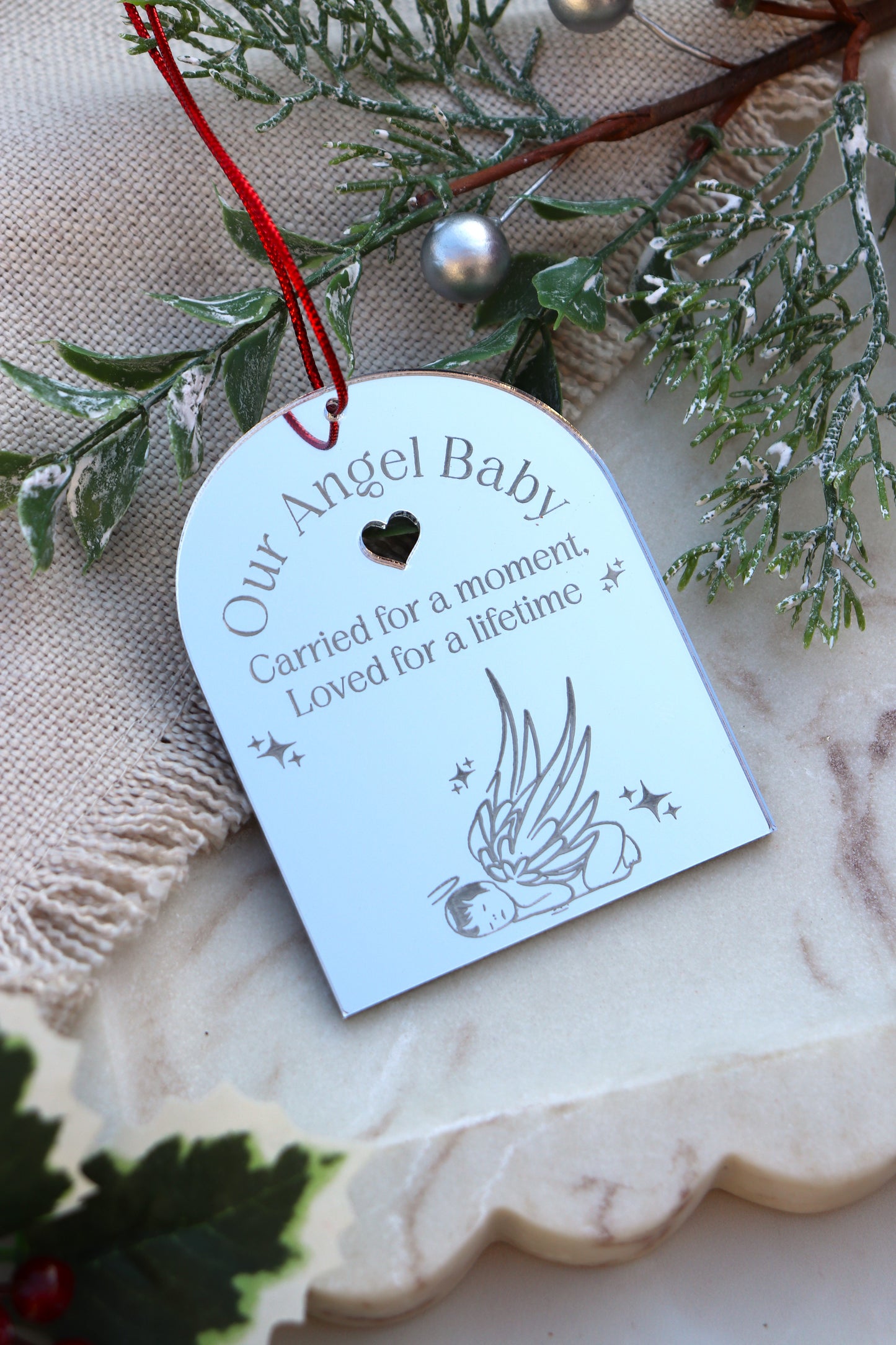 Our Angel Baby Bauble