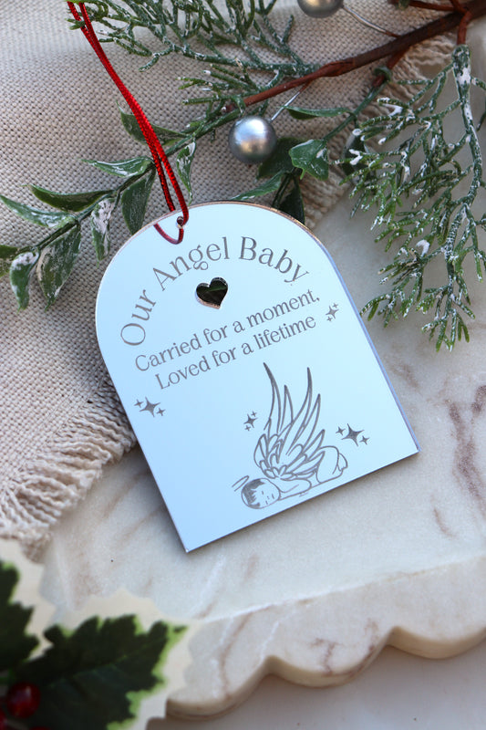 Our Angel Baby Bauble