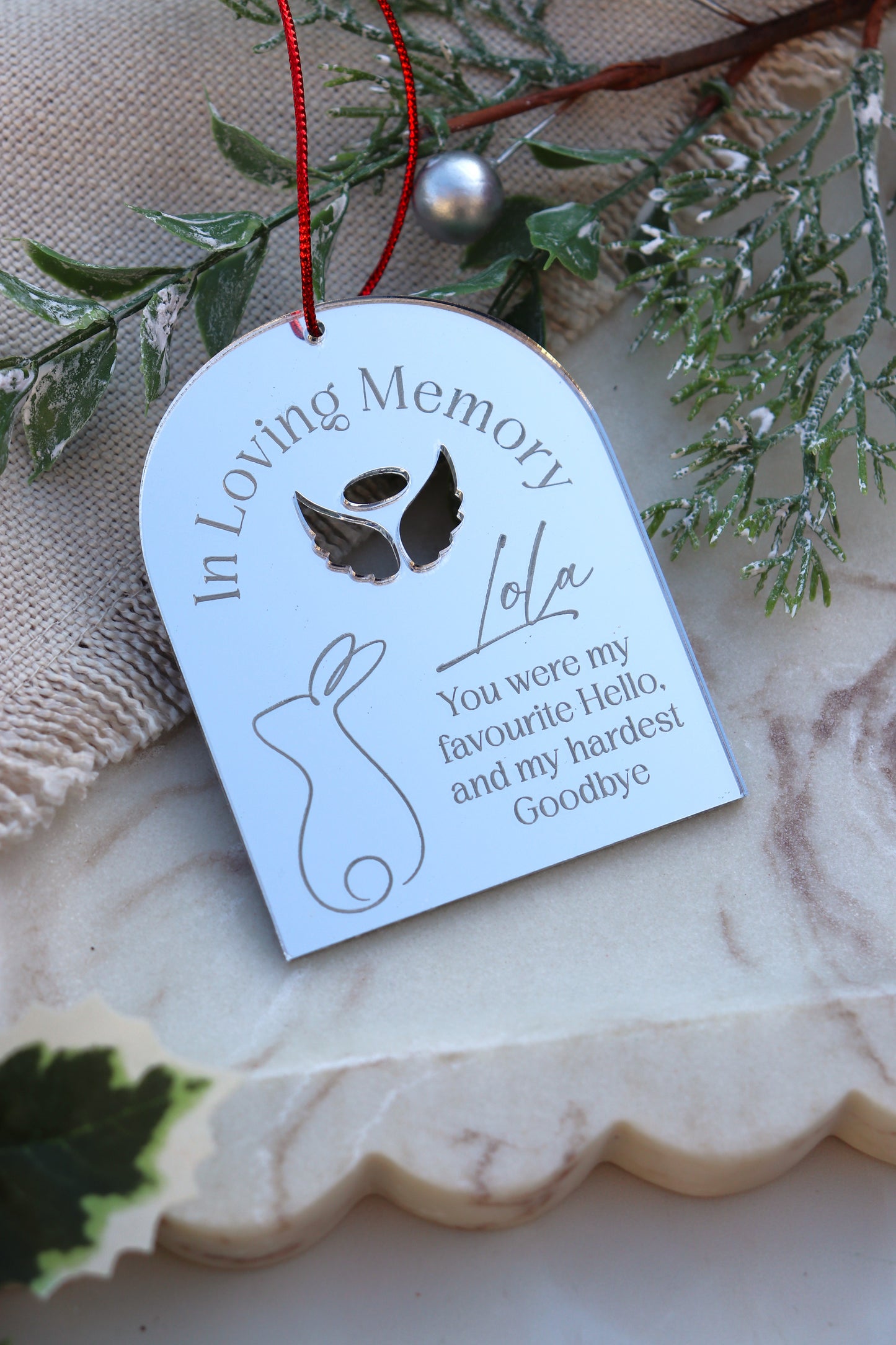 Pet Memorial Bauble