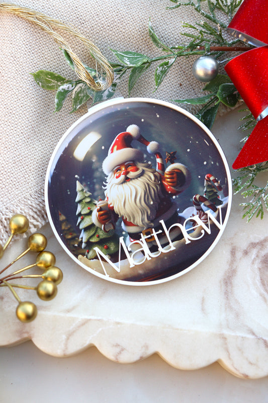 3D Santa Claus Bauble