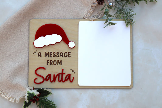 A Message From Santa Board