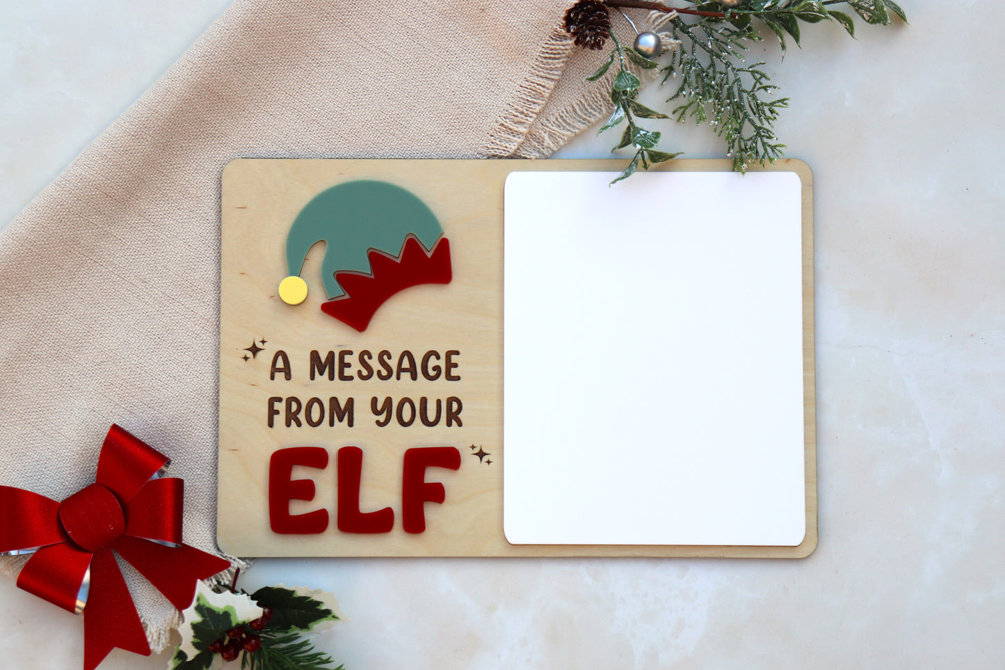 A Message From Your Elf Board