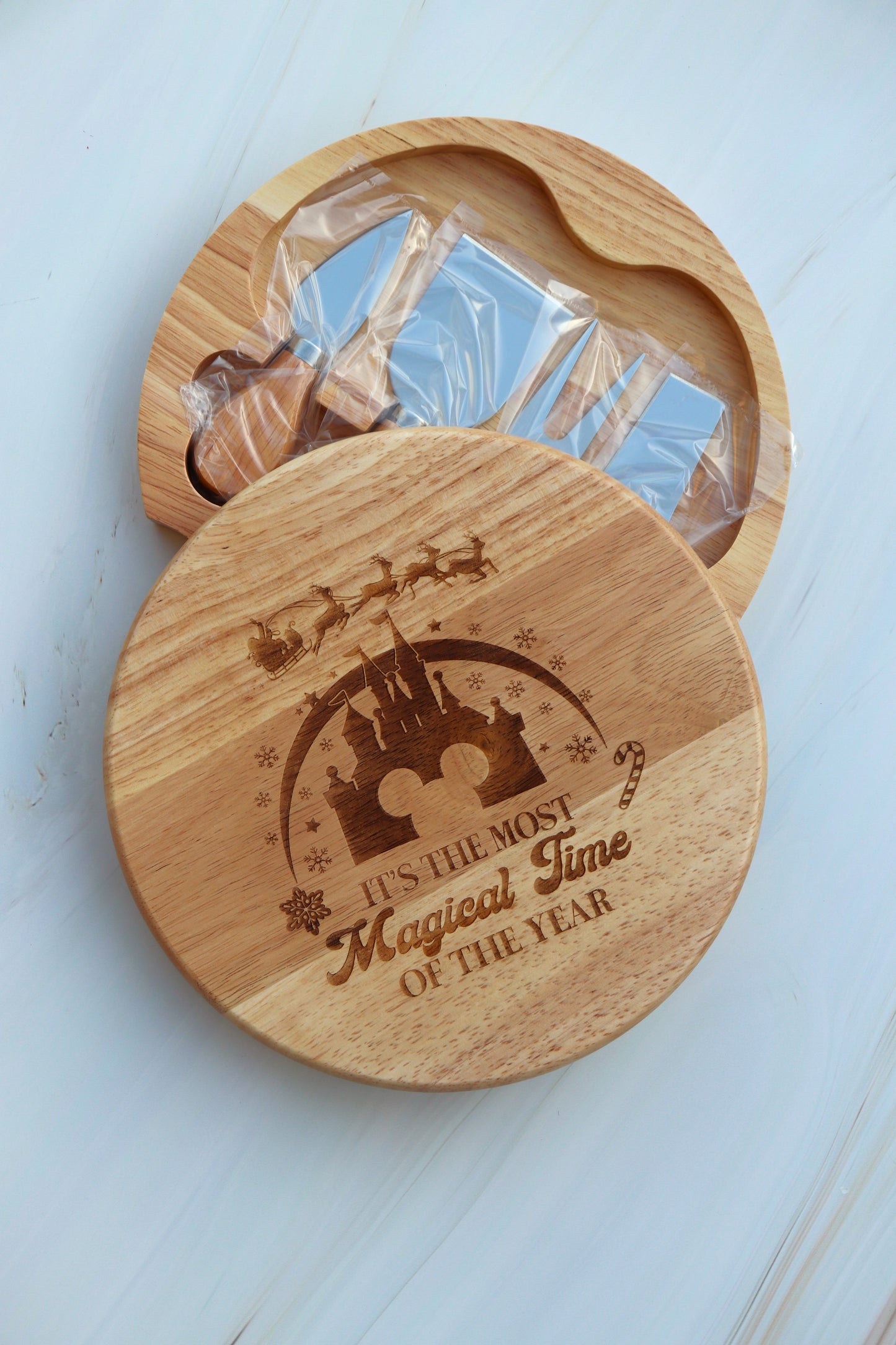 Disney Engraved Cheese Board Set