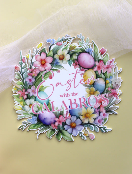Easter Family Wreath