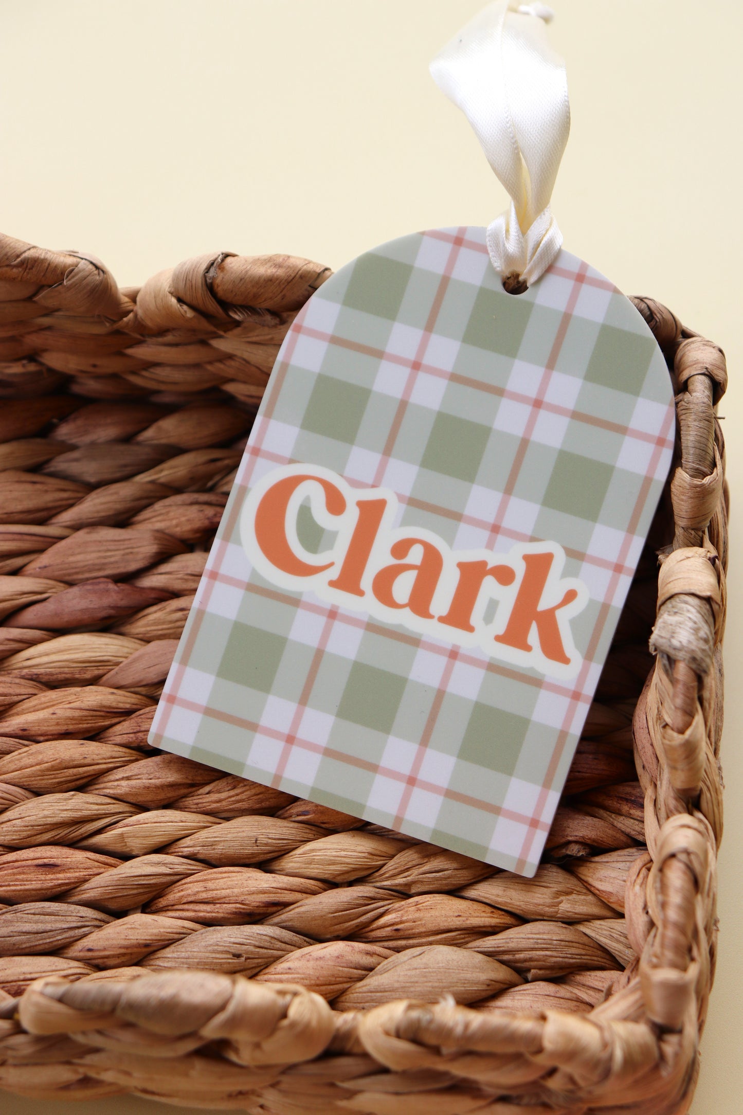 Arch Checkered Name Tag