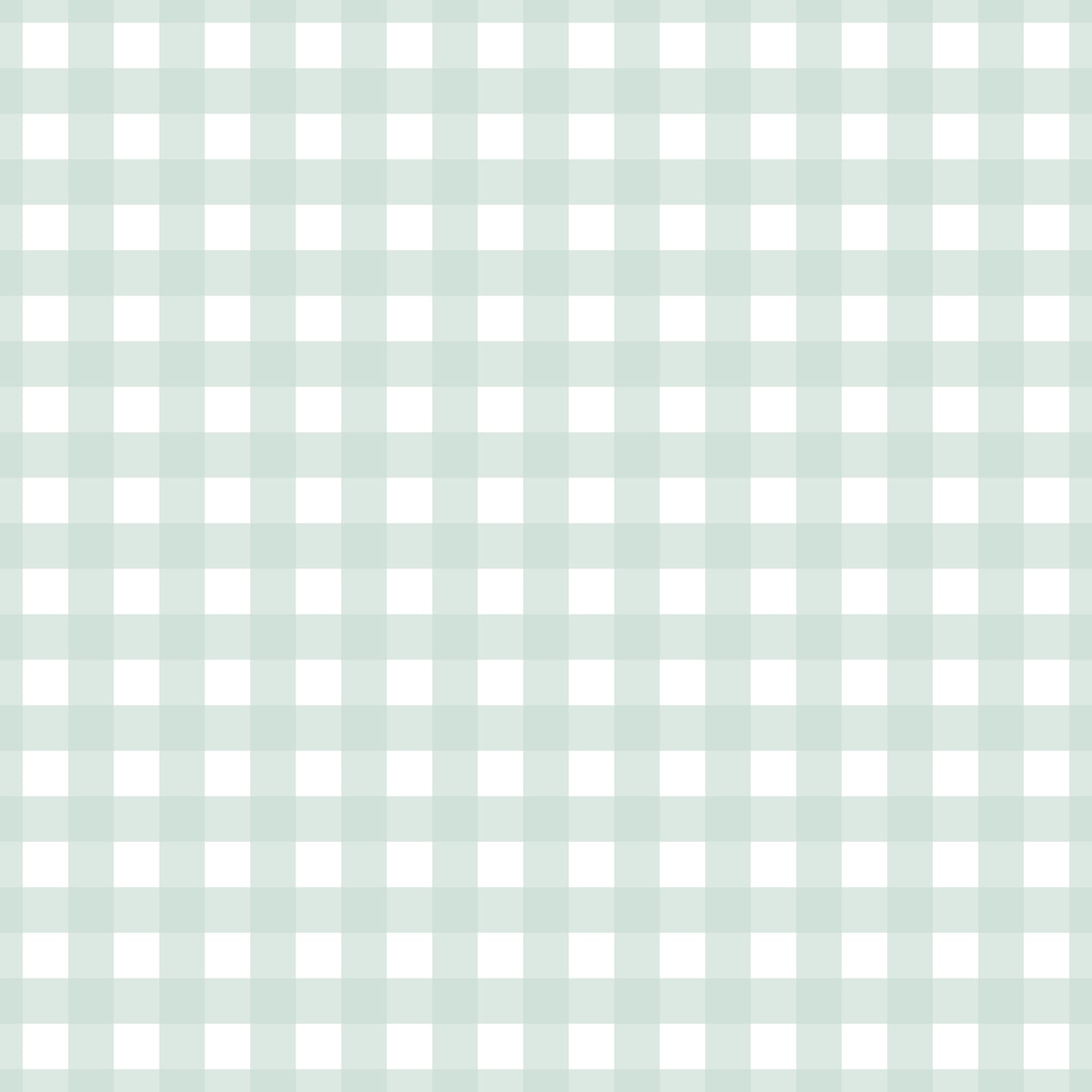 Gingham Printed Acrylic Bag Tag