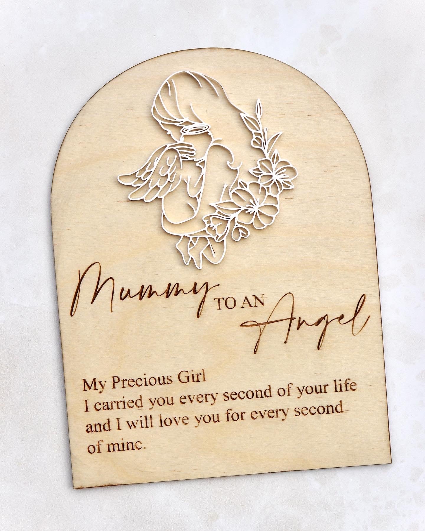 Mummy to an Angel Plaque