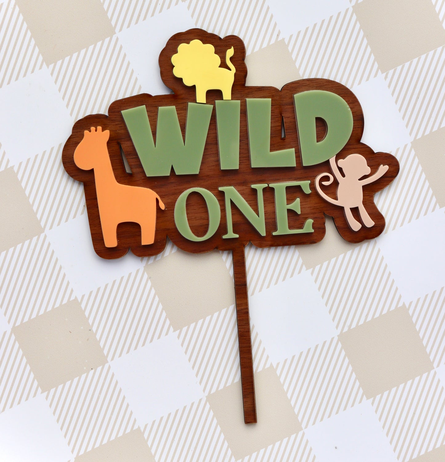 Wild One Cake Topper