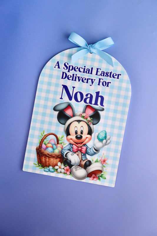 Mickey Mouse Easter Delivery Plaque