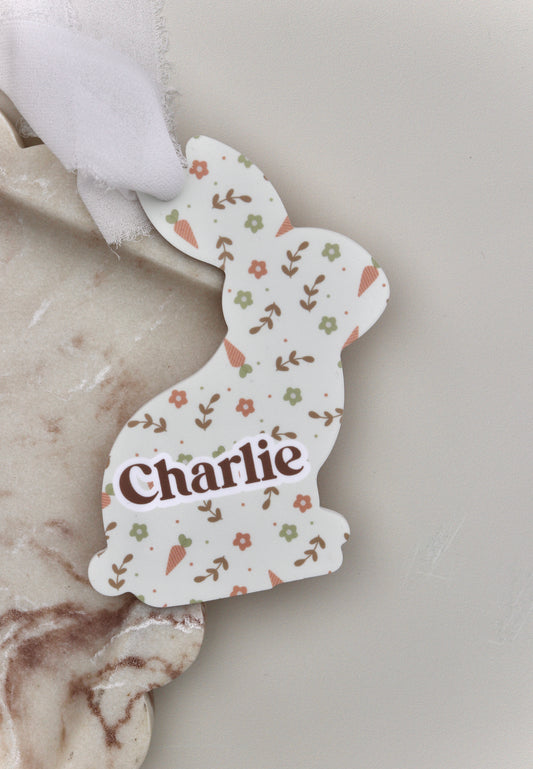 Rabbit Shaped Name Tag