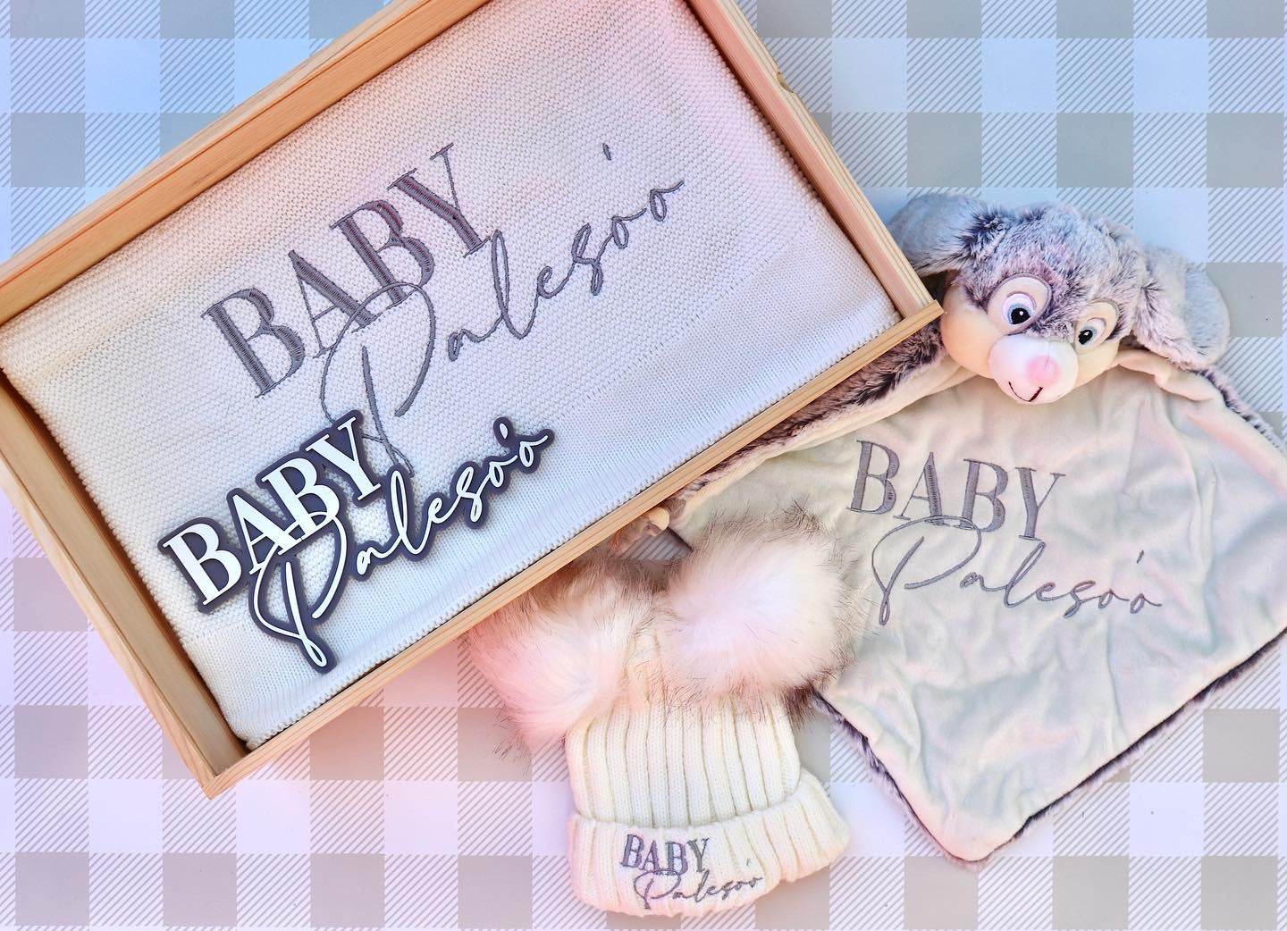 Large Wooden Baby Giftbox: Style 2