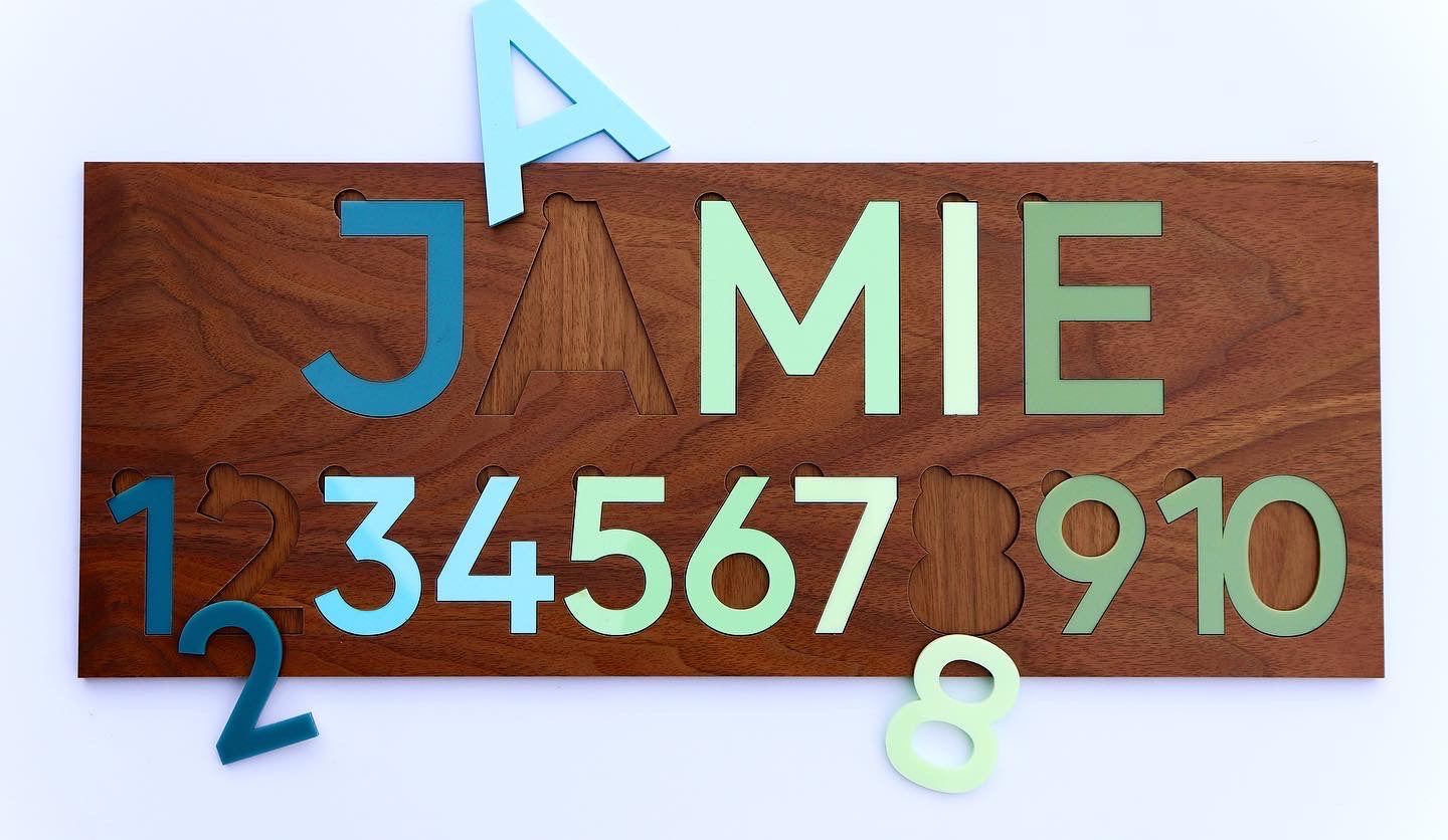 Name + Numbers Puzzle