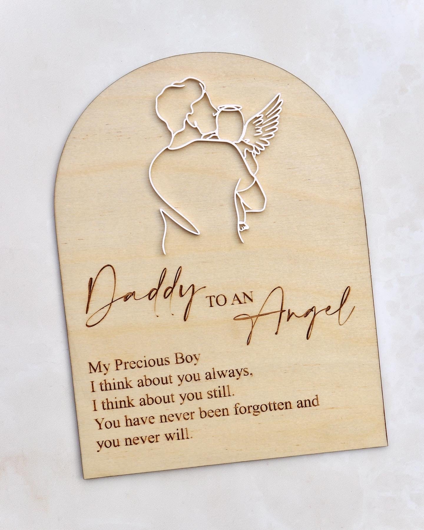 Daddy to an Angel Plaque