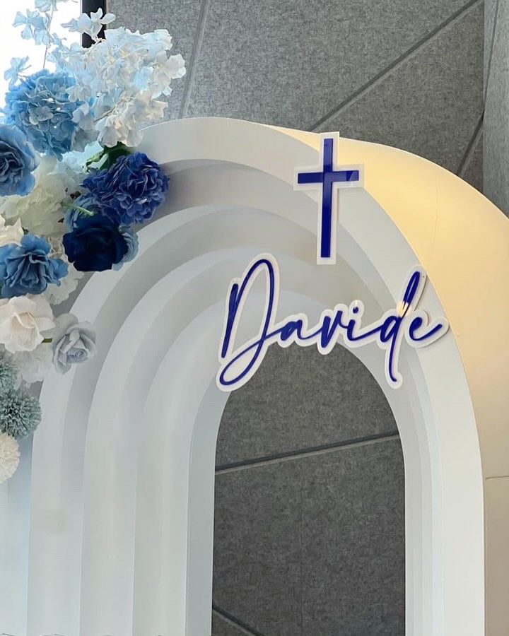 Double Layered Name Plaque