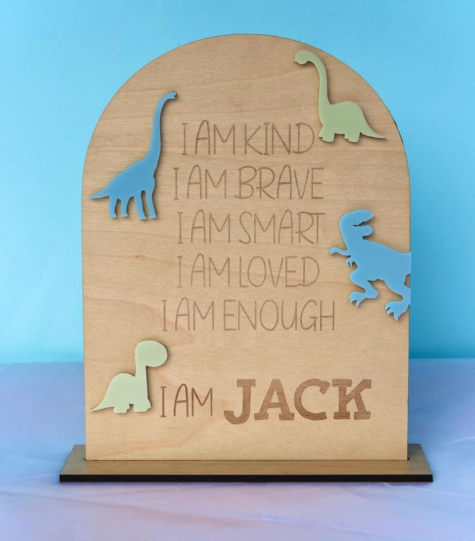 Affirmation Name Plaque